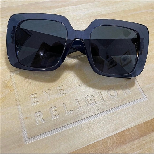 Dior Dark Grey Rectangular Ladies Sunglasses DIORPACIFIC S1U 01A 53
